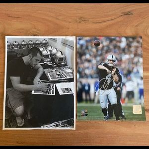 Derek Carr Photo 10”x11” Authentic Signature